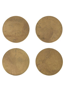 Brass Coaster Set of 4