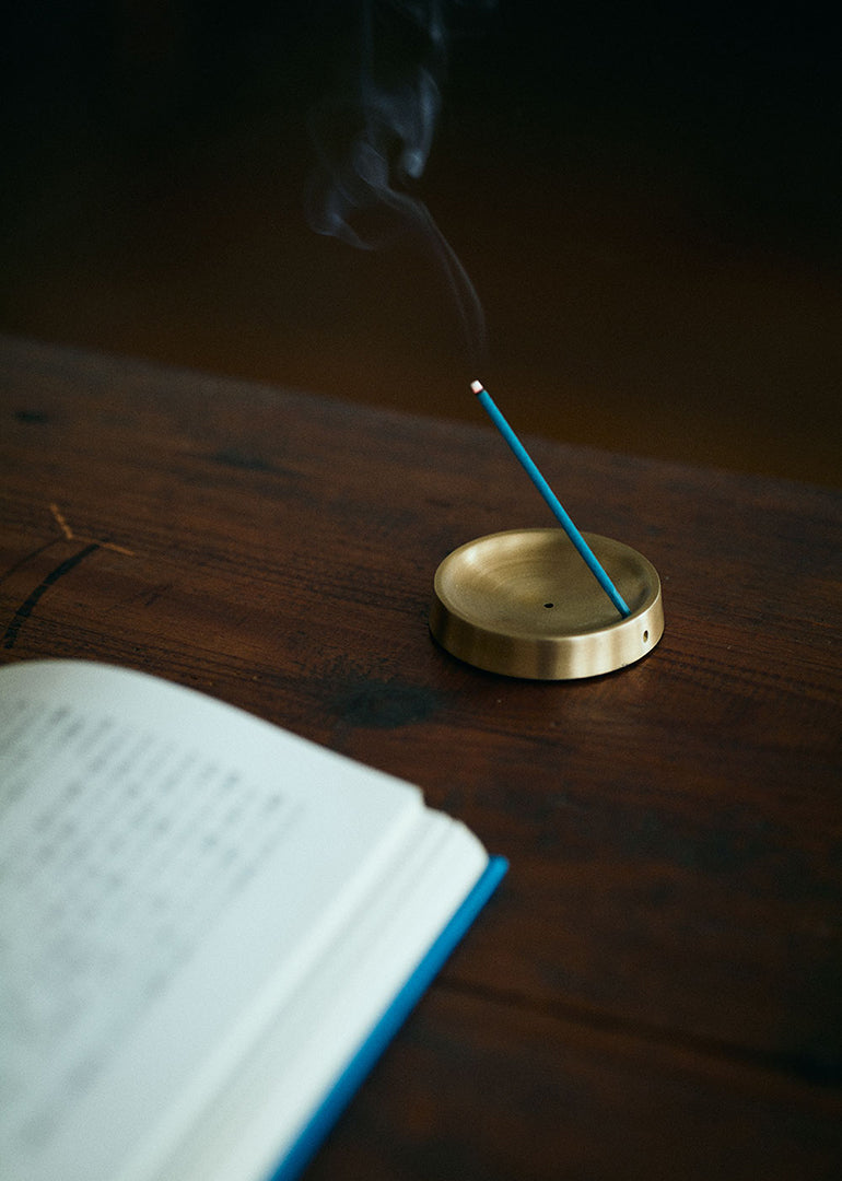 Brass Incense Holder - Round