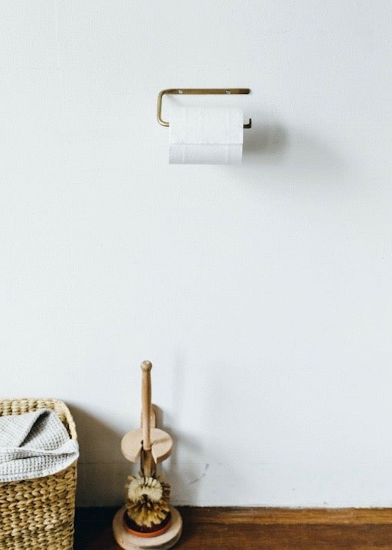 Brass Toilet Paper (or anything) Holder