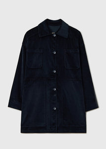 Cordera - Corduroy Overshirt in Navy