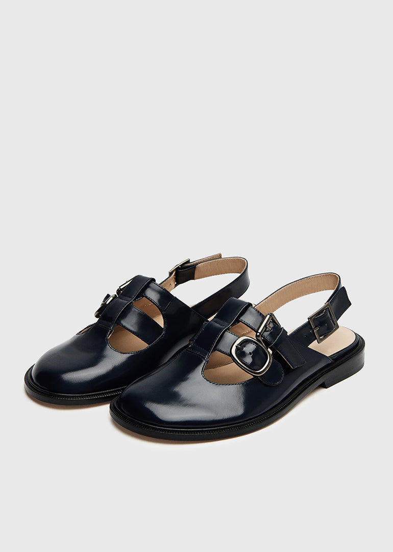 Cordera Mary Jane Slingback in Navy