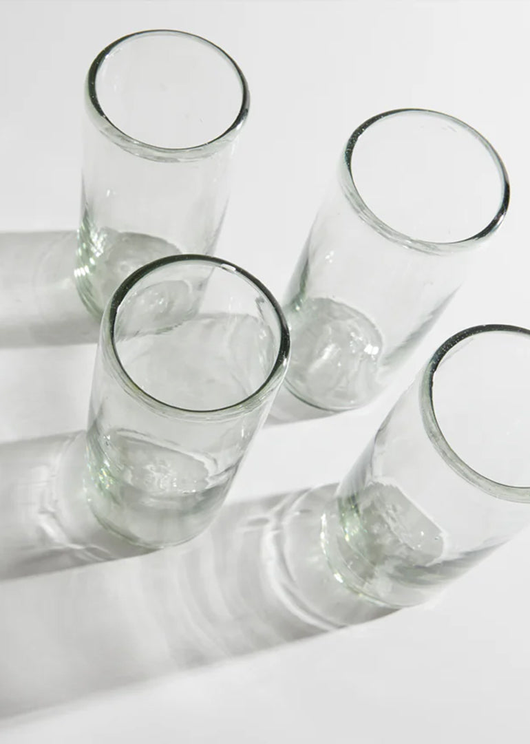 Handblown Mexican Glasses - Clear