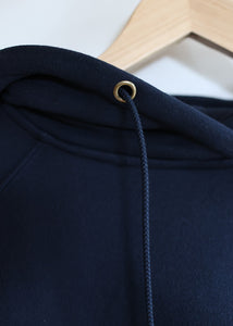 Ichi Antiquites - French Terry Hoodie in Navy