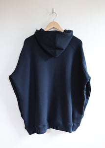 Ichi Antiquites - French Terry Hoodie in Navy