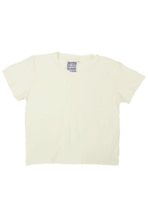 Jungmaven - Cropped Lorel Tee in Washed White