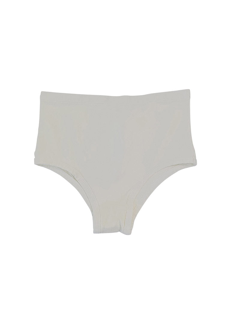 Jungmaven - High Waist Brief in Washed White