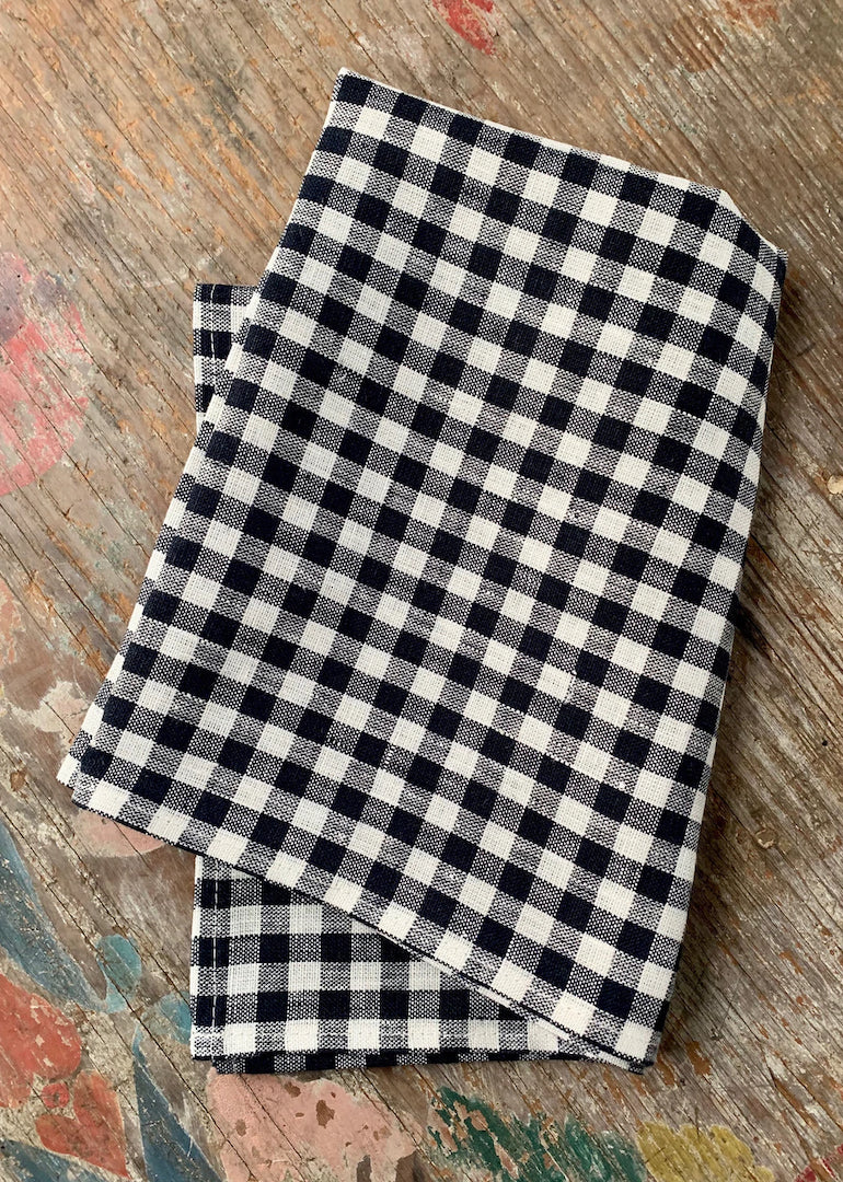 Kitchen Cloth in Navy White Check