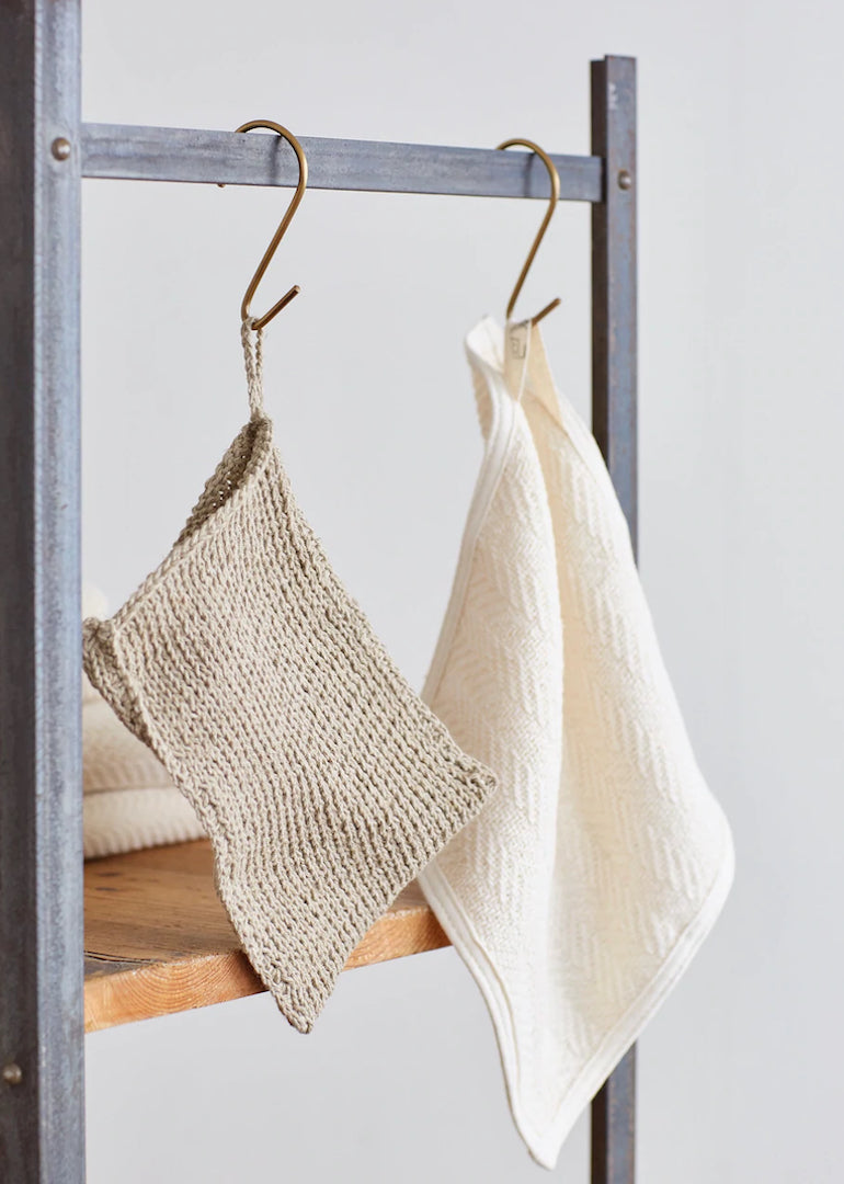 Linen Knit Bath Mitten