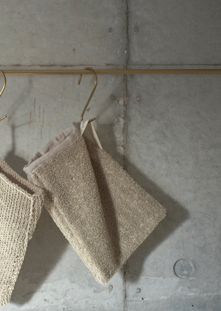 Linen Massage Bath Mitten