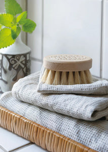 Linen Waffle Towels in Natural