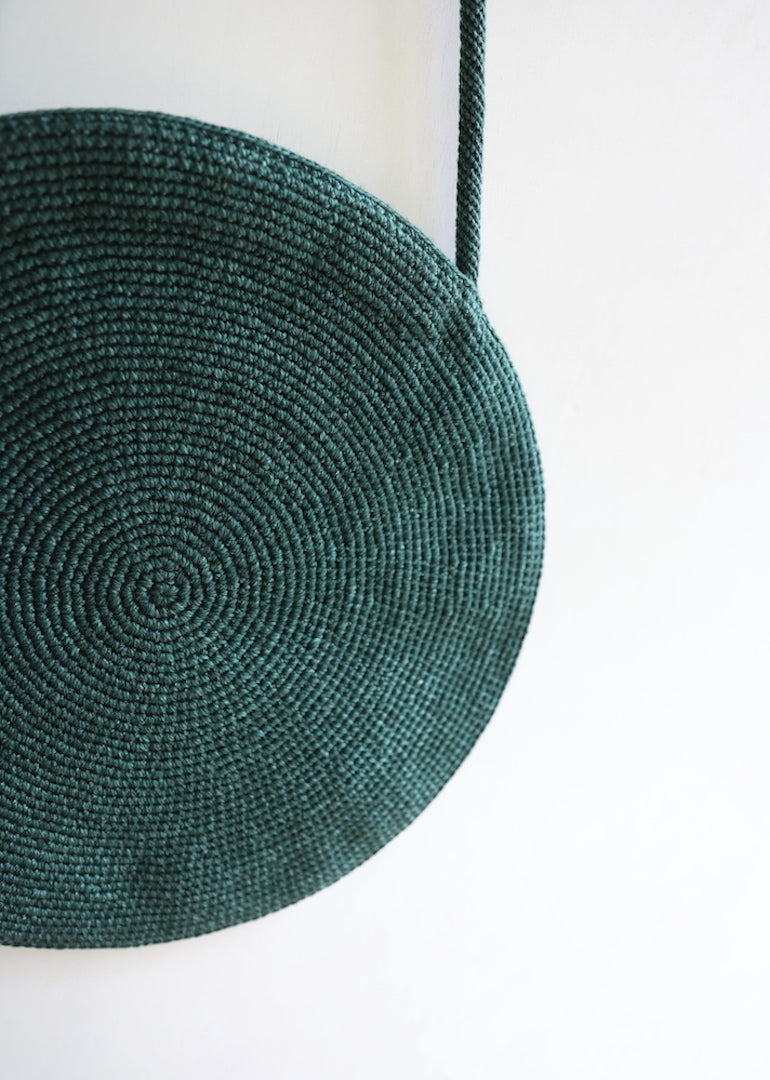 Misha & Puff - Full Moon Crochet Bag in Peacock