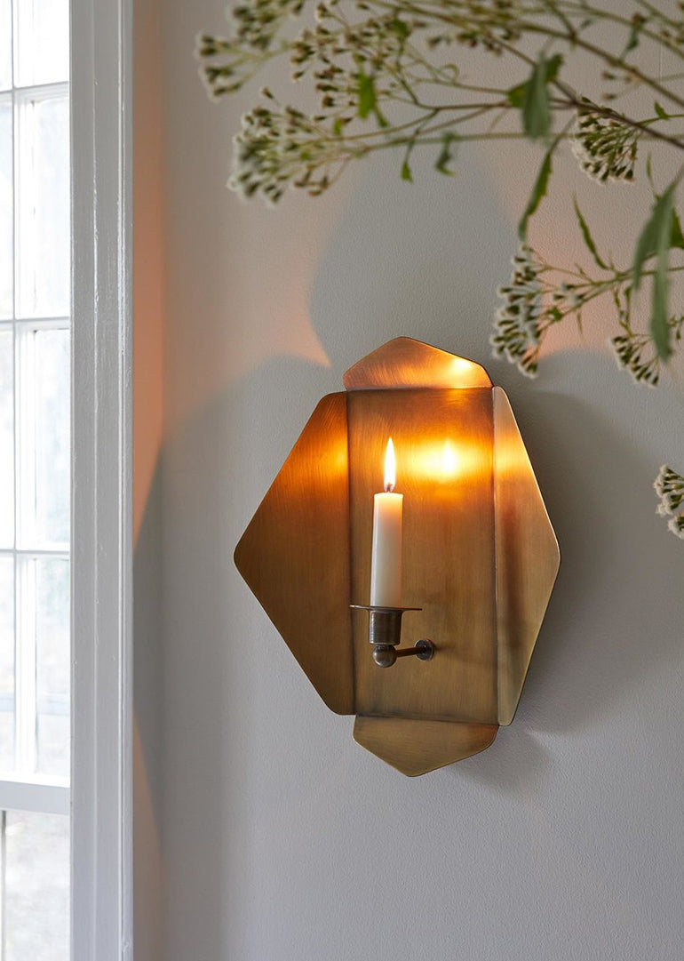 Quatrefold Candle Sconce