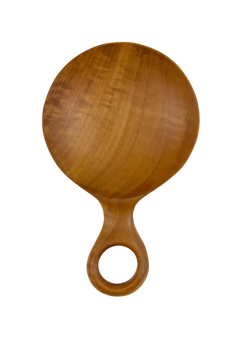 Teak Root Rounded Paddle Scoop