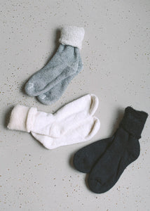 Thermohair - Ladies Sock available in Grey, Black or Natural